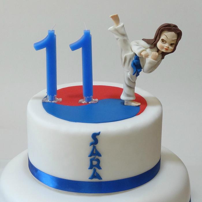 taekwondo cake 