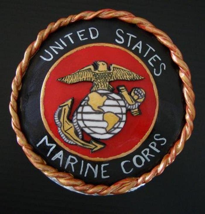 United States Marine Corp Birthday Cake