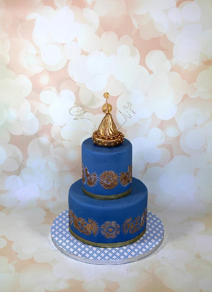 moroccan theme cake