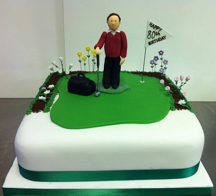 Golf Mad Gardening Doctor Cake!