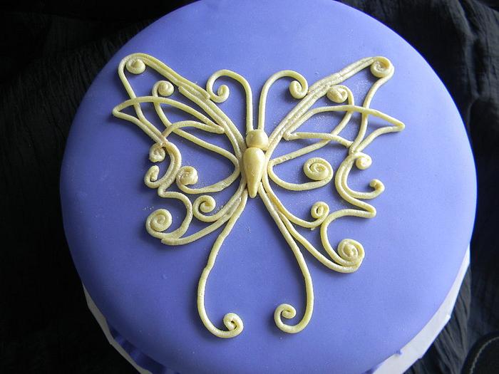Purple Butterfly For My 50th Birthday