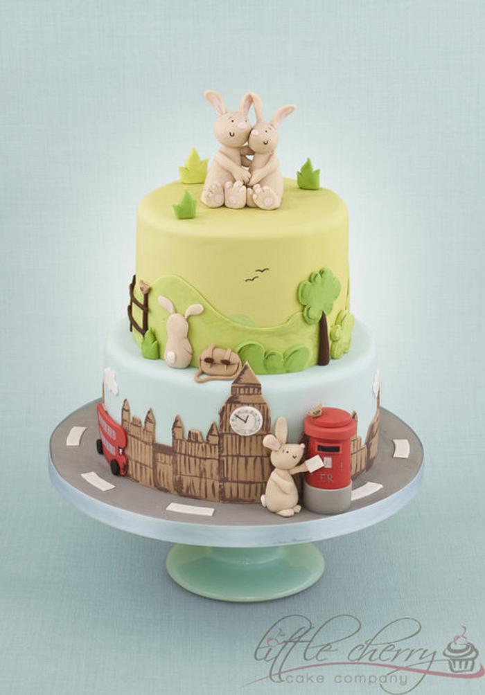 Rabbit Wedding Cake