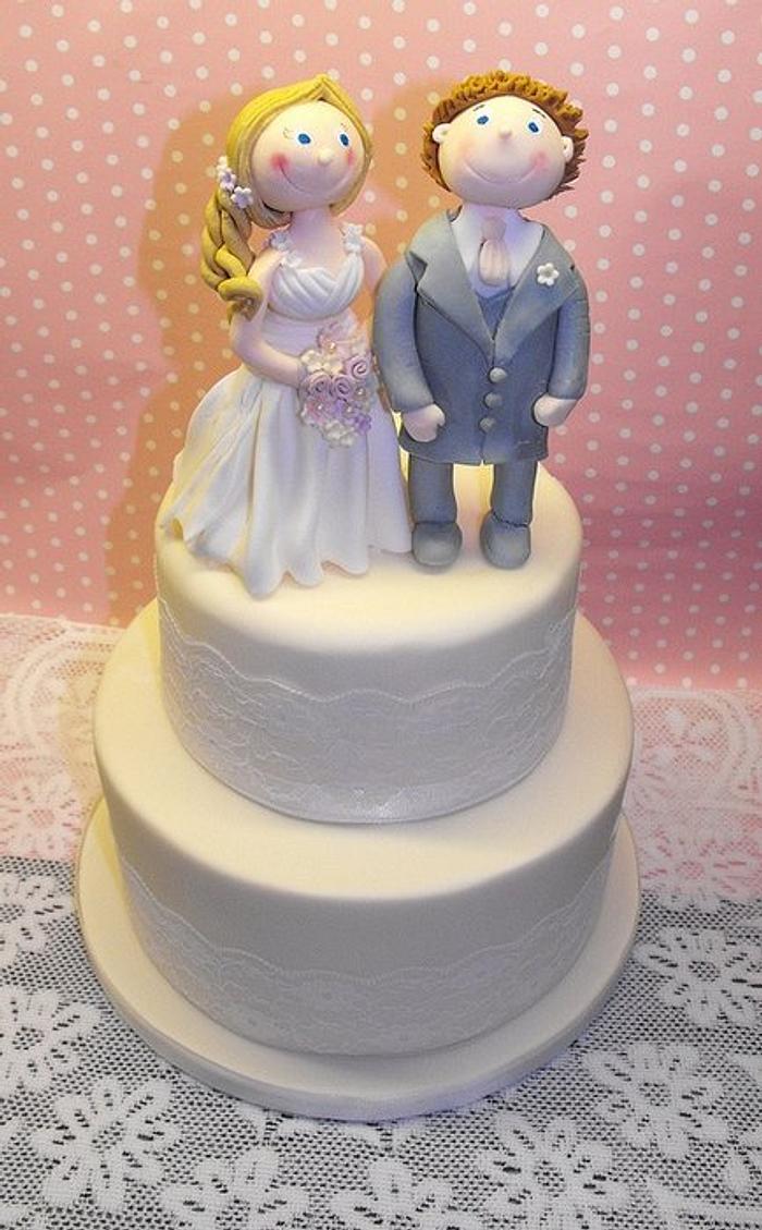 Novelty Topper Wedding Cake