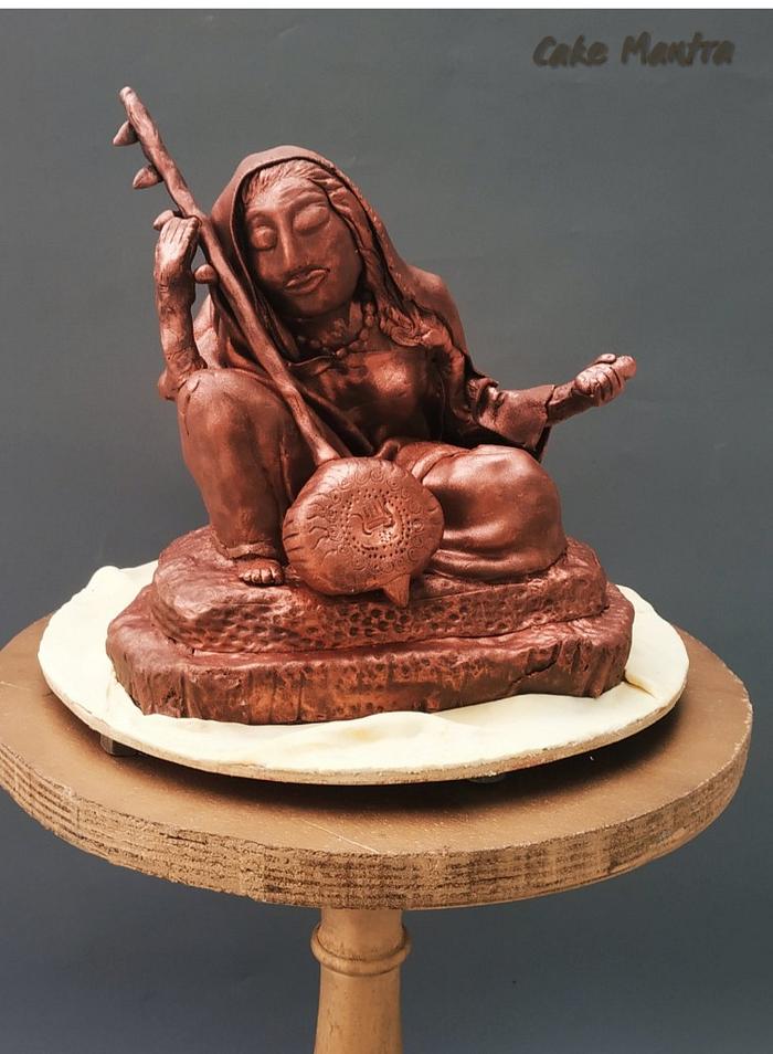 MeeraBai  sculpted cake