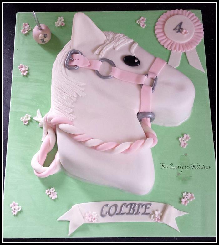 Colbie's horse cake 