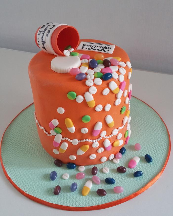 Pharmacist cake
