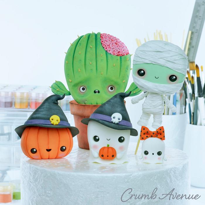 Halloween Cake Toppers :)