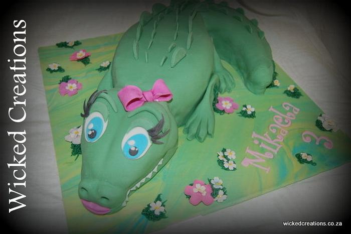 Lady Croc Cake