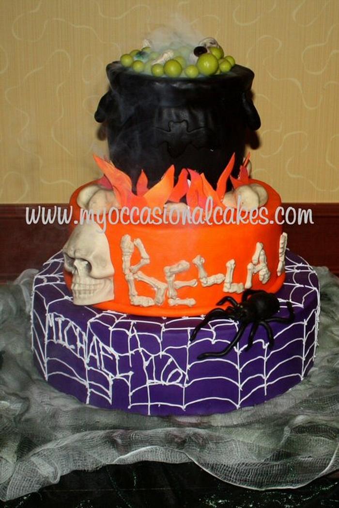 Cauldron 16th bday cake