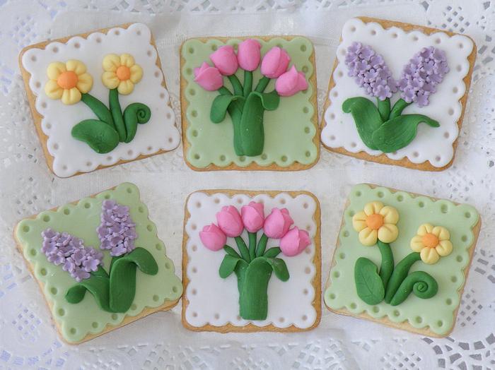 Flowers biscuits