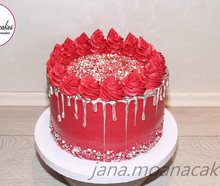 Red cake