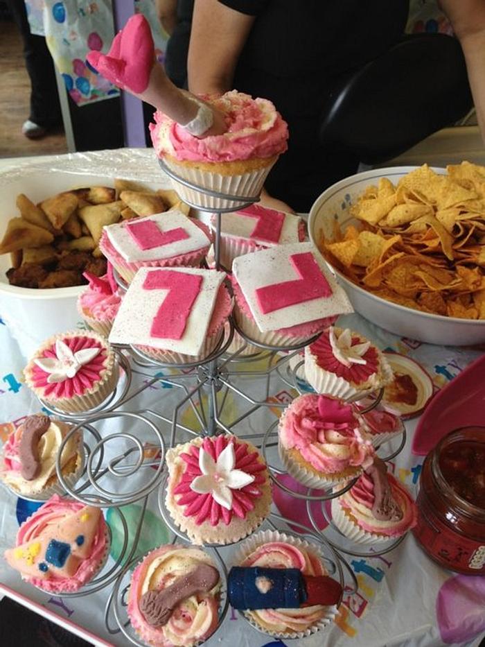 hen night naughty cup cakes