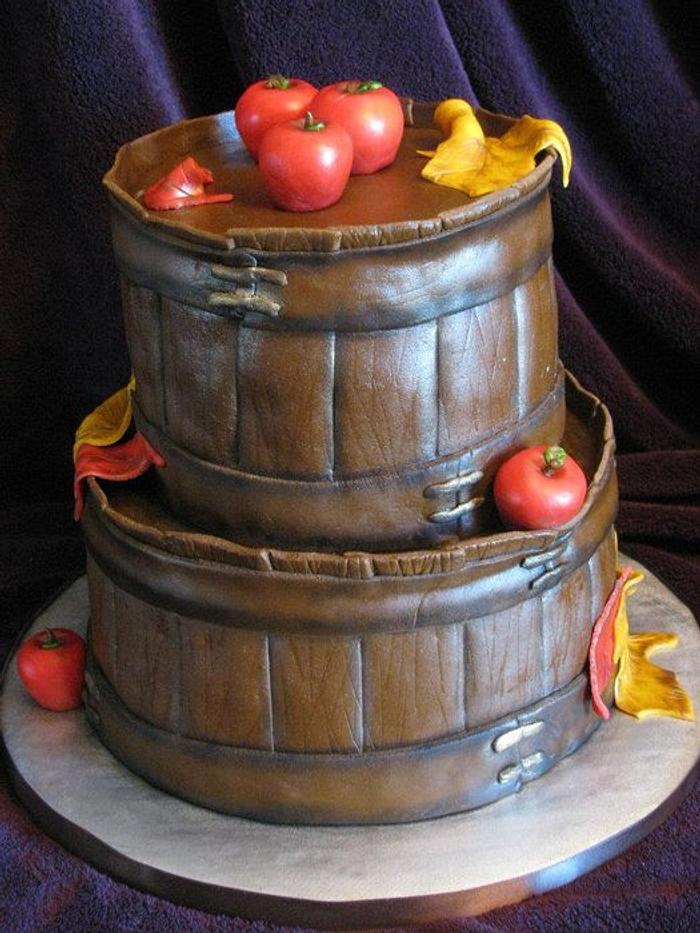 apple basket cake