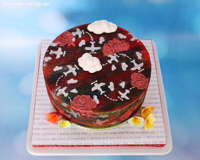 A trip to the Moon - Decorated Cake by Sassy Cakes and - CakesDecor