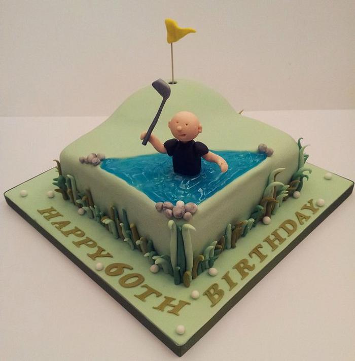 Golfer Cake