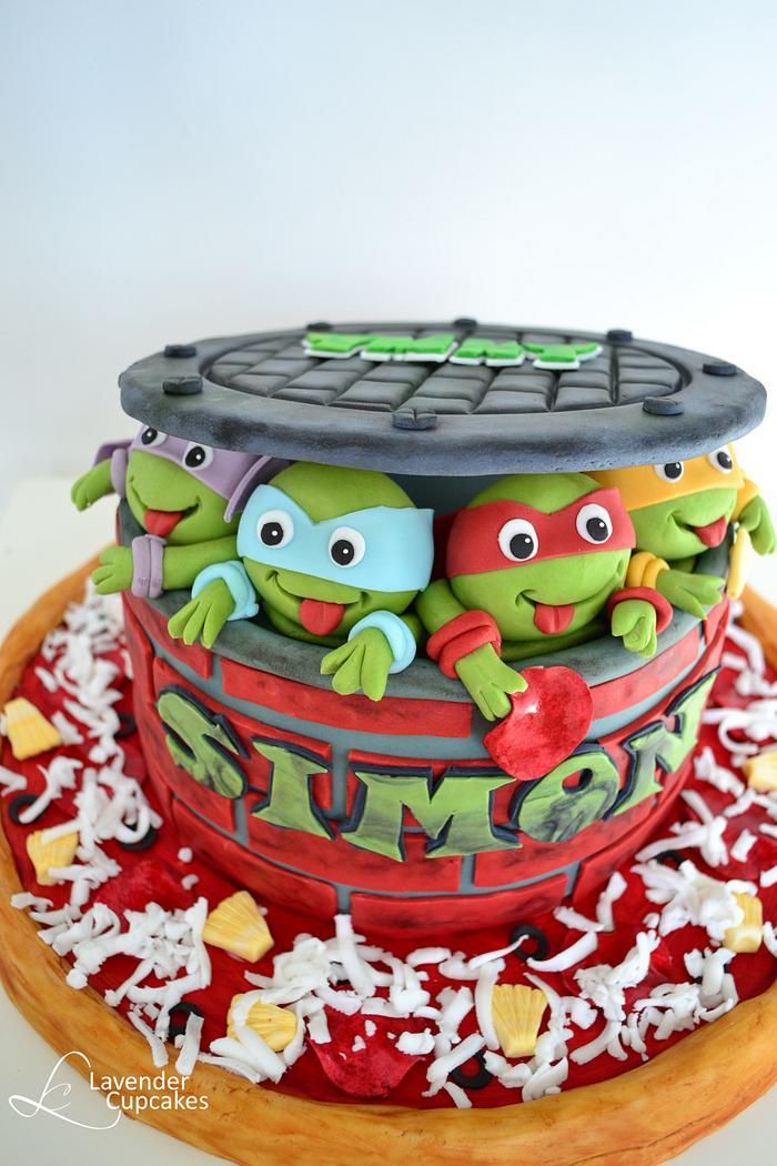 Teenaje Turtle Ninja Cake