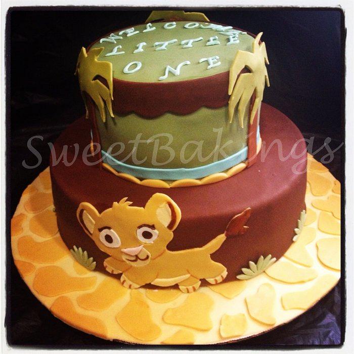 Baby simba Cake