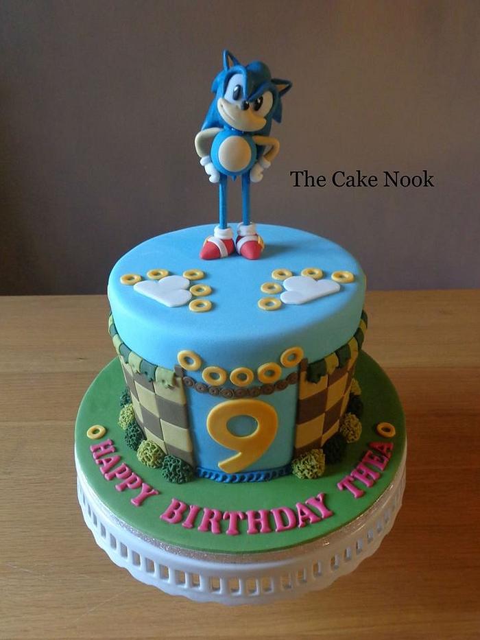Sonic The Hedgehog Cake