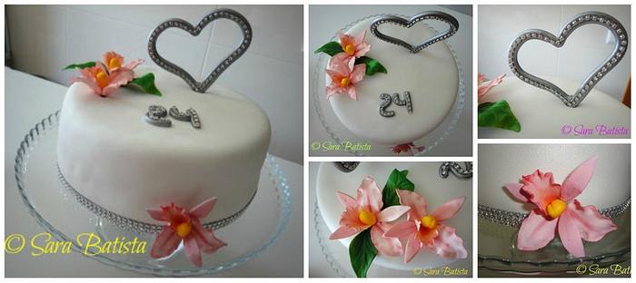 Anniversary Wedding Cake 