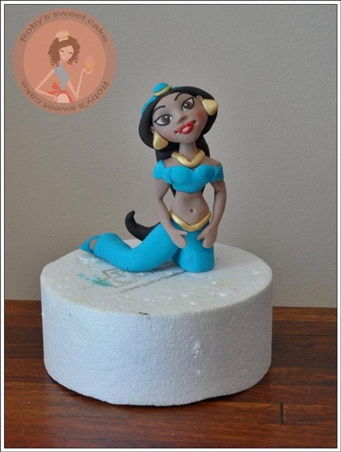Cake topper Princess Jasmine