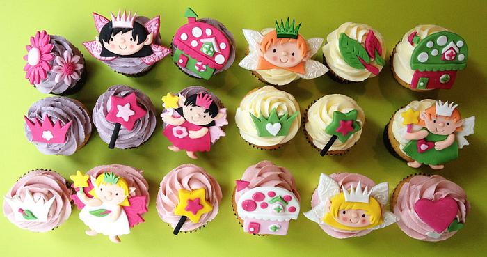Fairy themed cupcakes