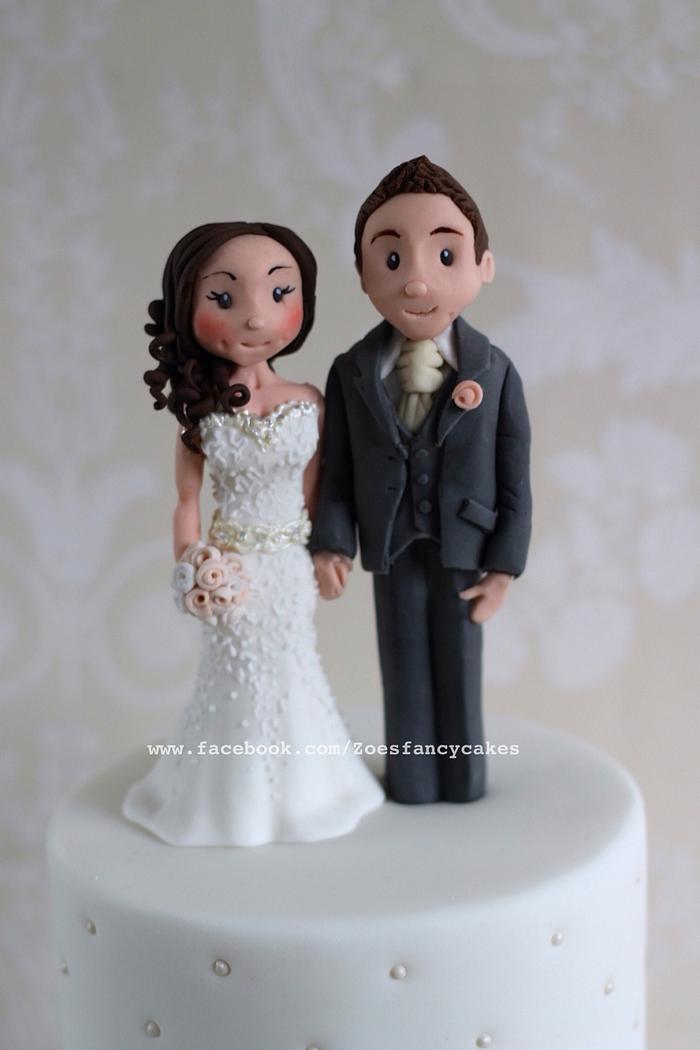 Bride and groom topper