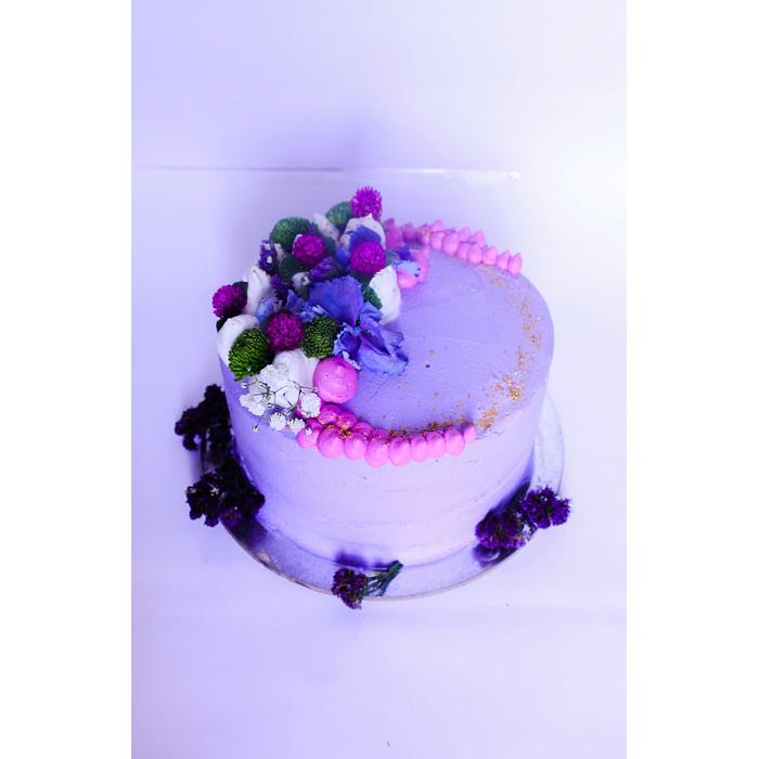 Birthday cake - Decorated Cake by Lavender crust - CakesDecor