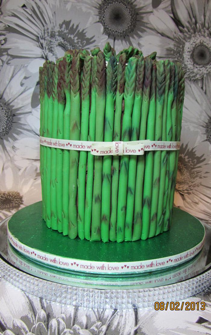 asparagus chocolate cake 
