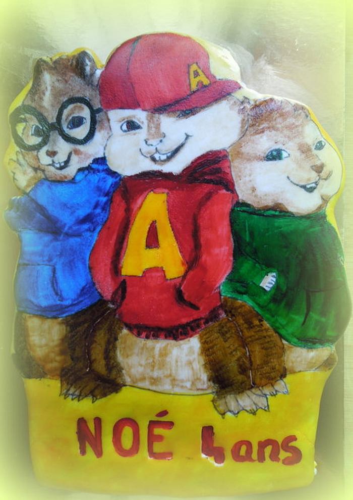 alvin and the chipmunks cake