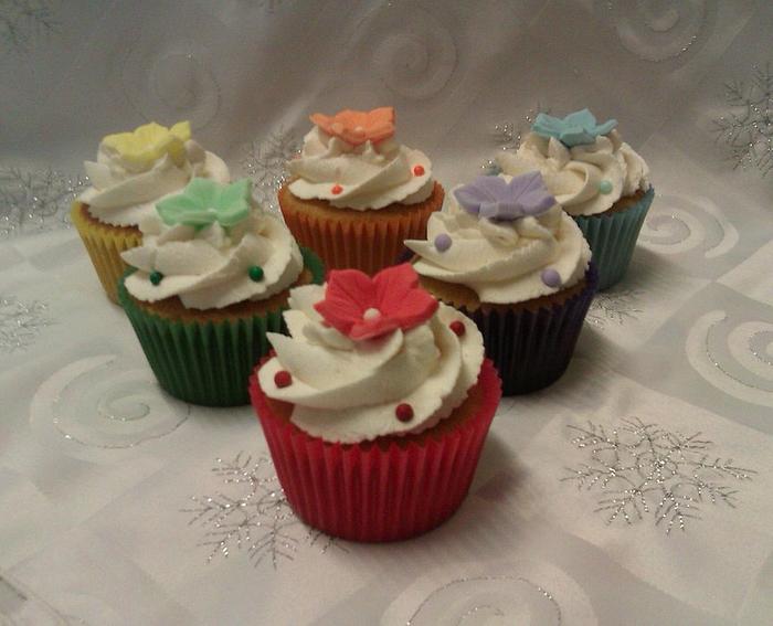 rainbow cupcakes