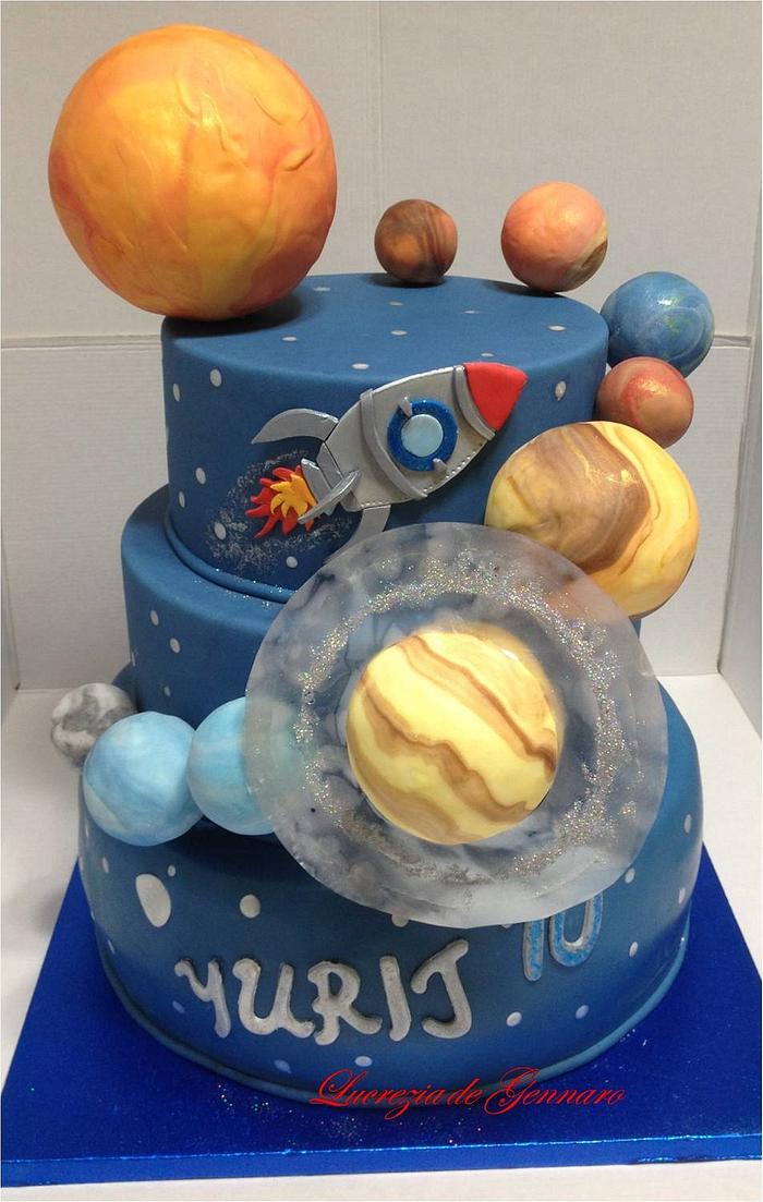 solar system cake
