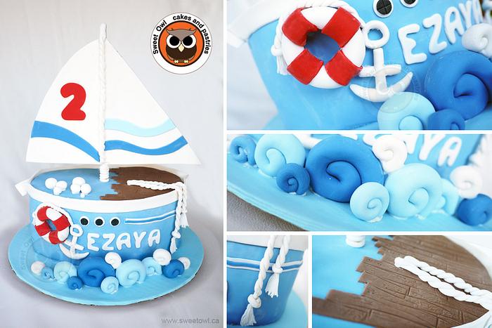 Sailing Boat cake