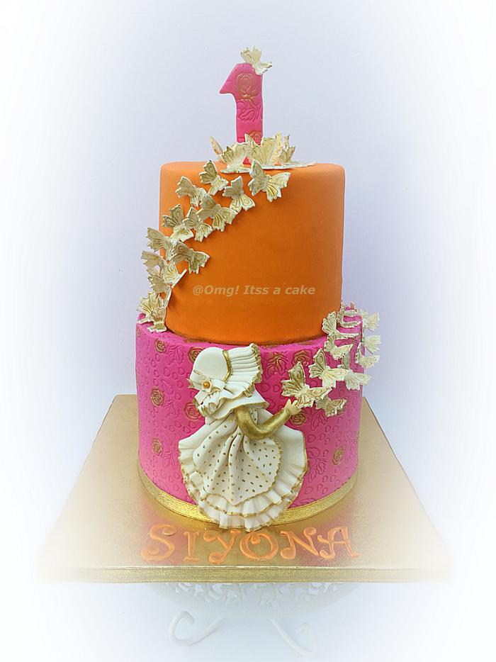 Butterfly theme cake