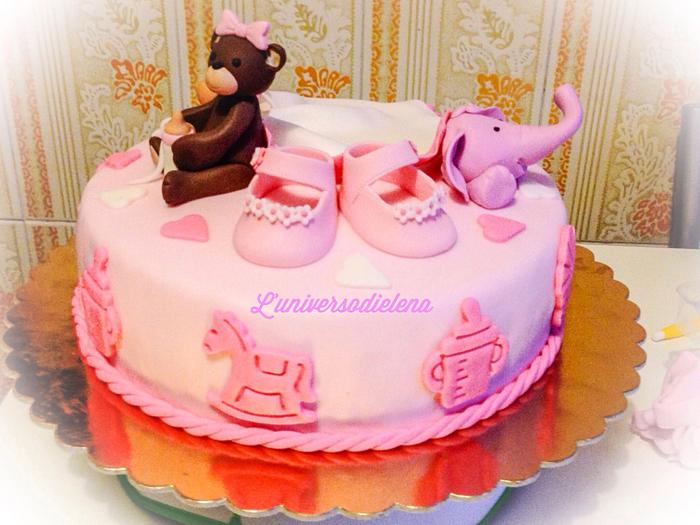 Baby shower cake