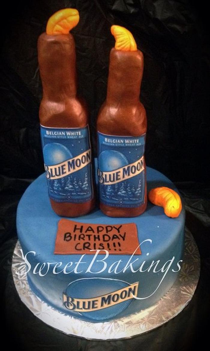 Blue moon cake 