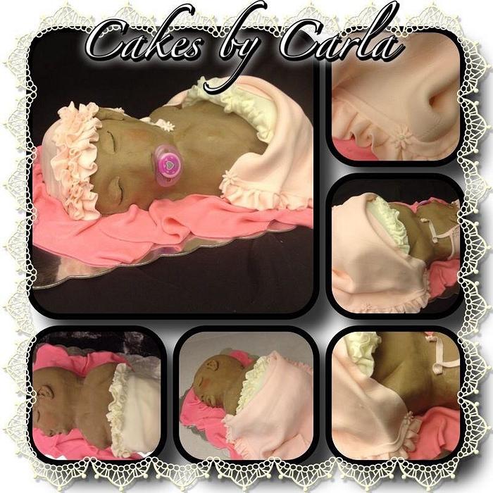 Baby Girl Baby Shower cake