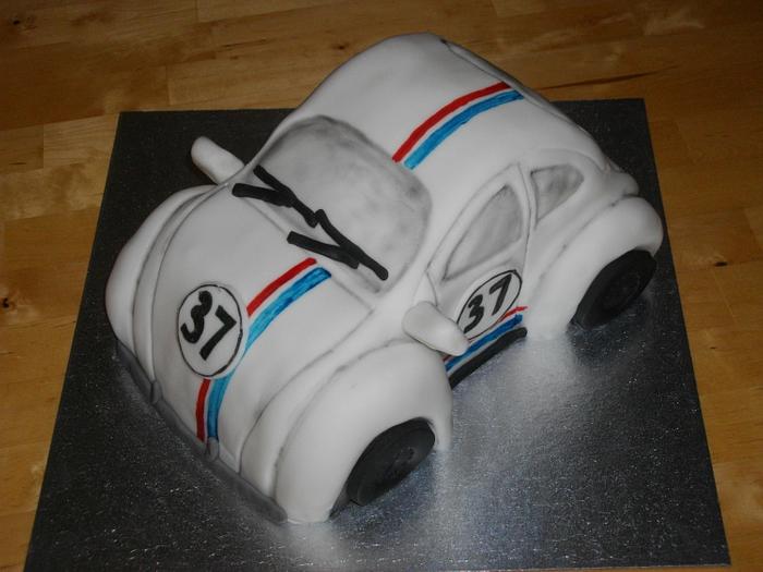 Herbie beetle cake
