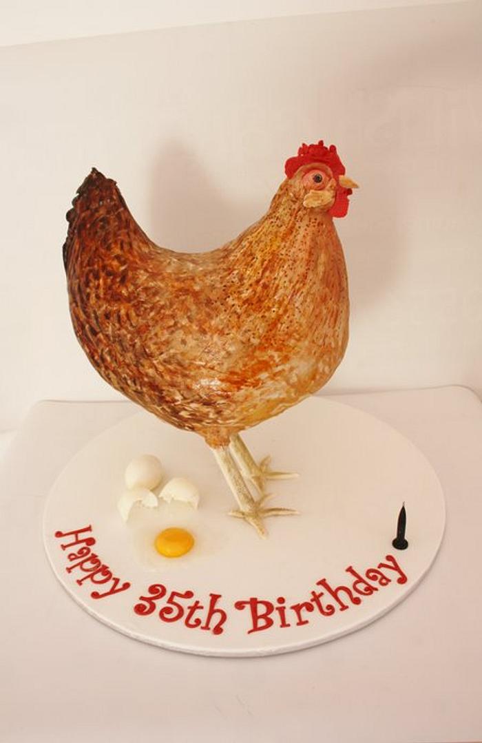 3D Chicken Cake