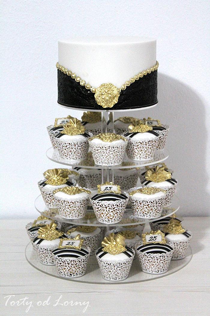 Elegant cupcakes