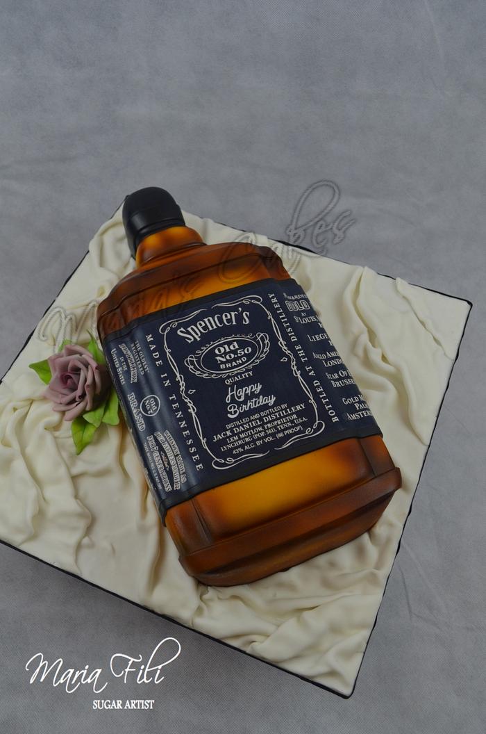 Jack Daniel's birthday cake 