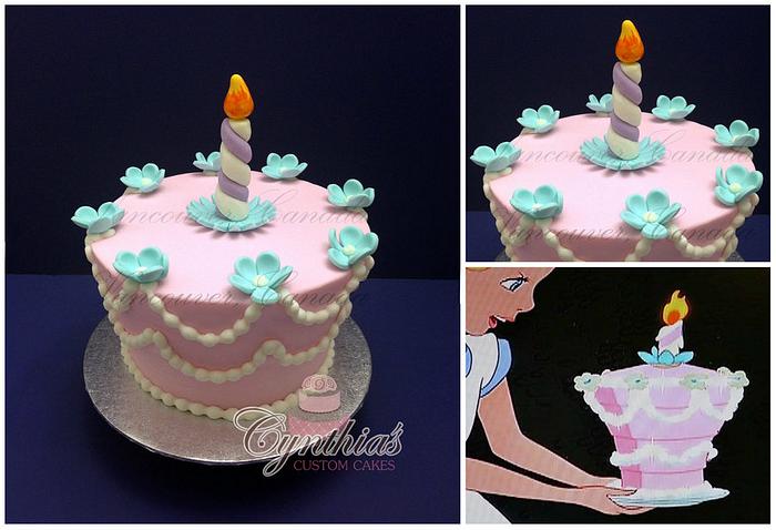 1950's Alice in Wonderland cake