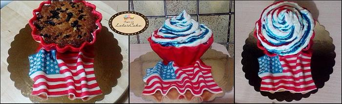 Cake USA big cupcake 