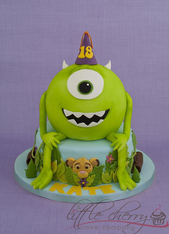 Mike Monsters Inc and Lion King Cake