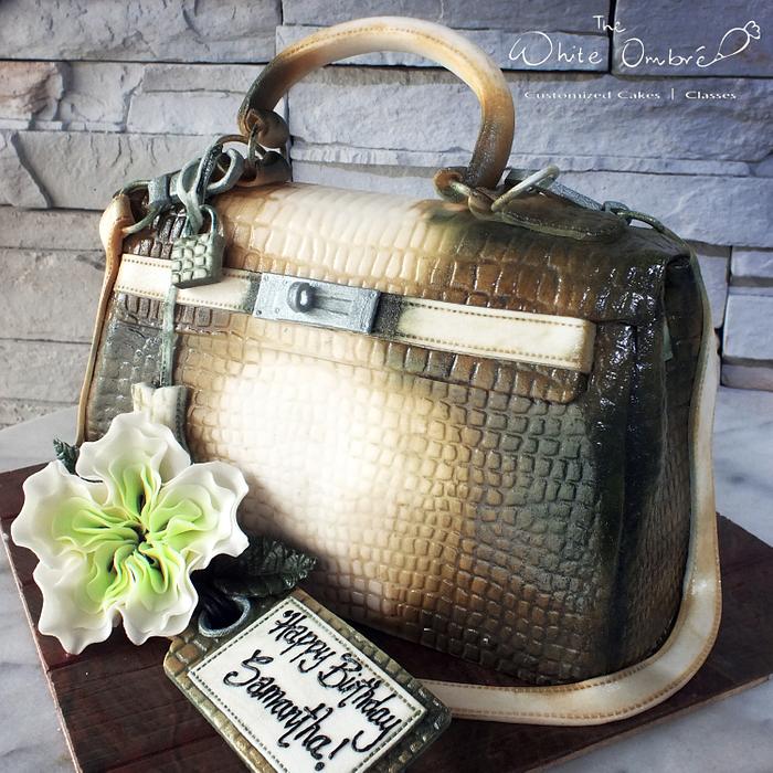 Hermes Himalayan Croc Skin Kelly - Decorated Cake by - CakesDecor