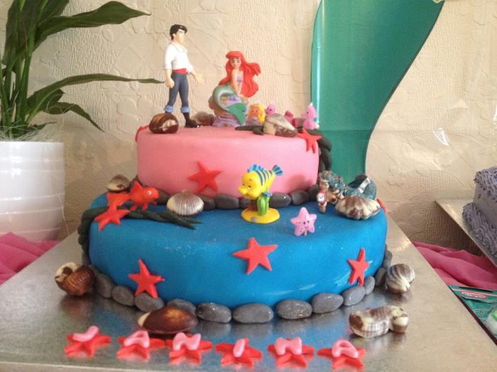 Little Mermaid Birthday Cake!