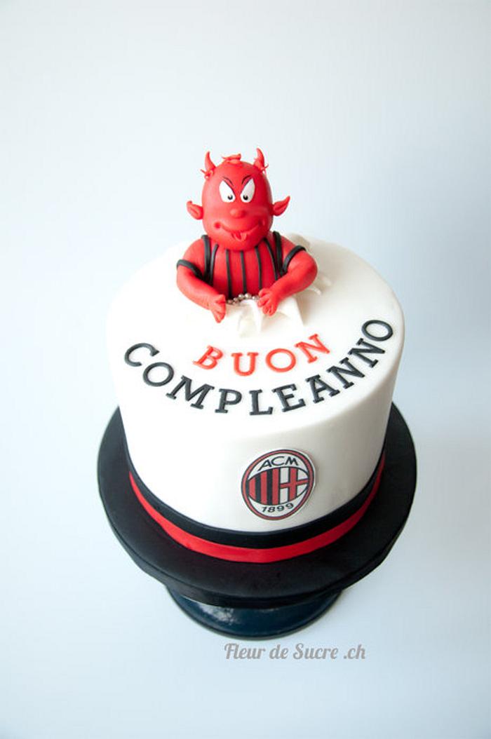 AC Milan Cake