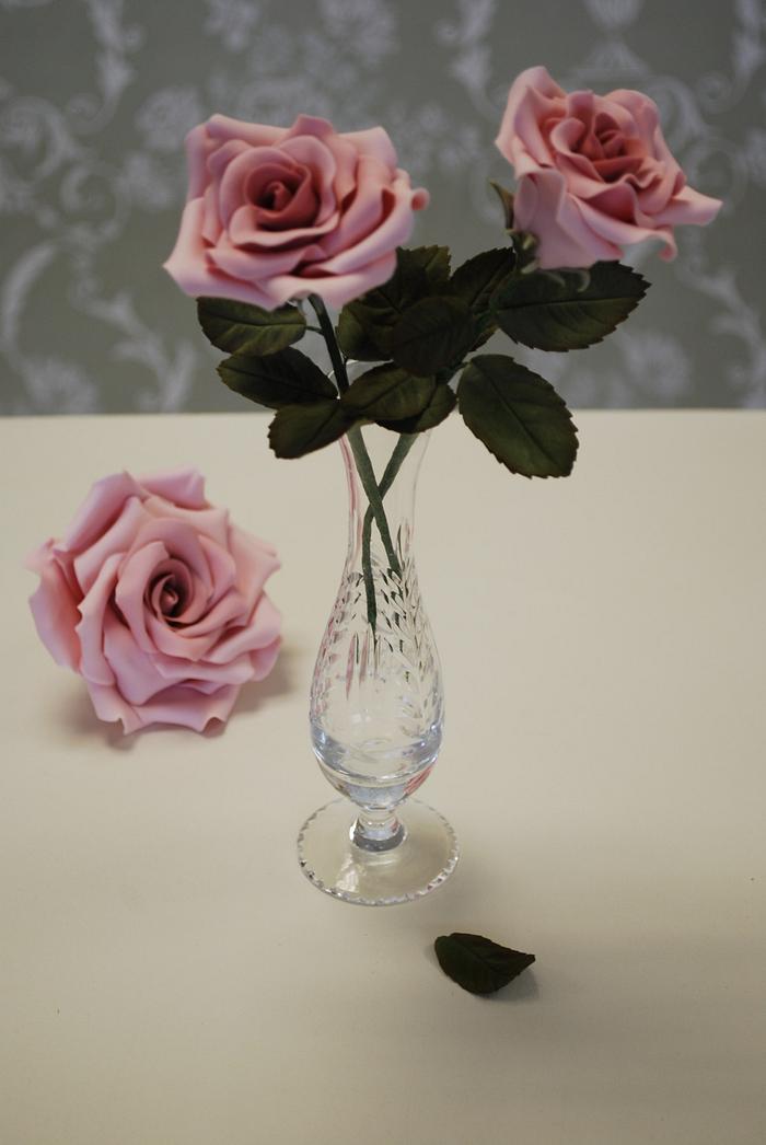 Beautiful Wired Roses by Windsor