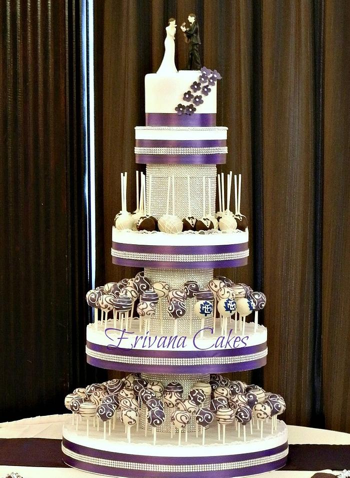 Wedding Cake Pop Tower
