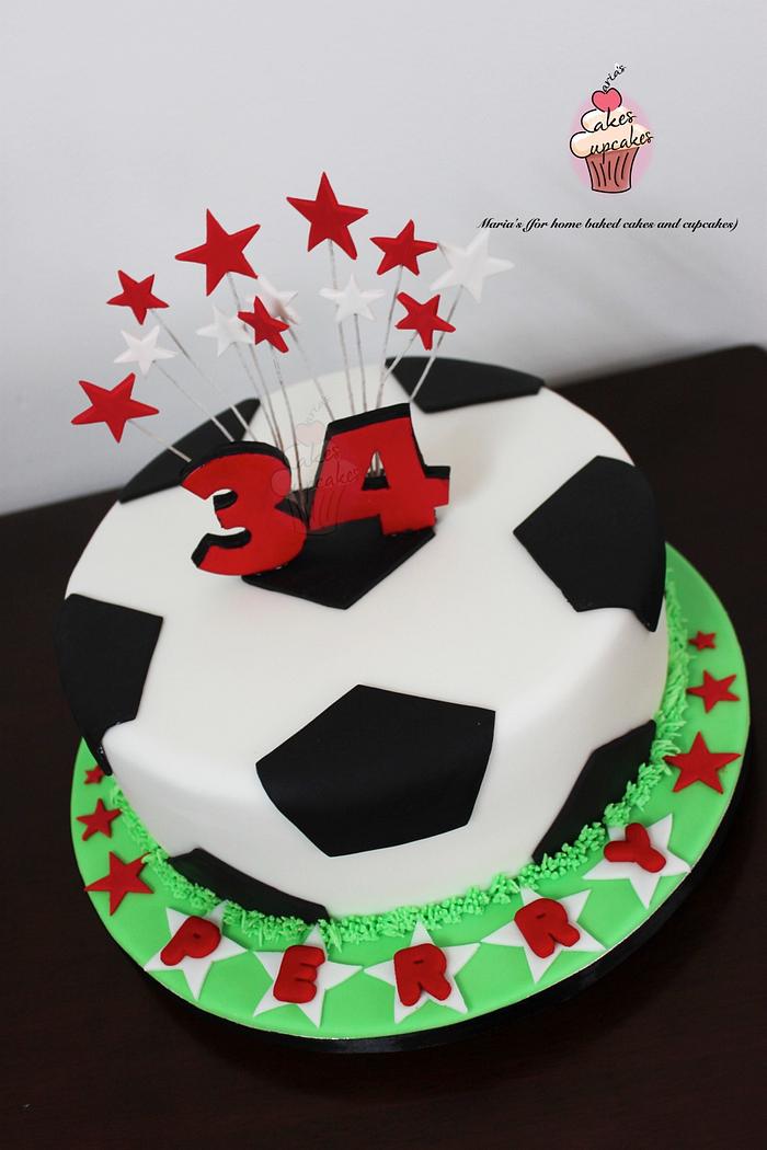 Themed Soccer Cake – Miss Cake