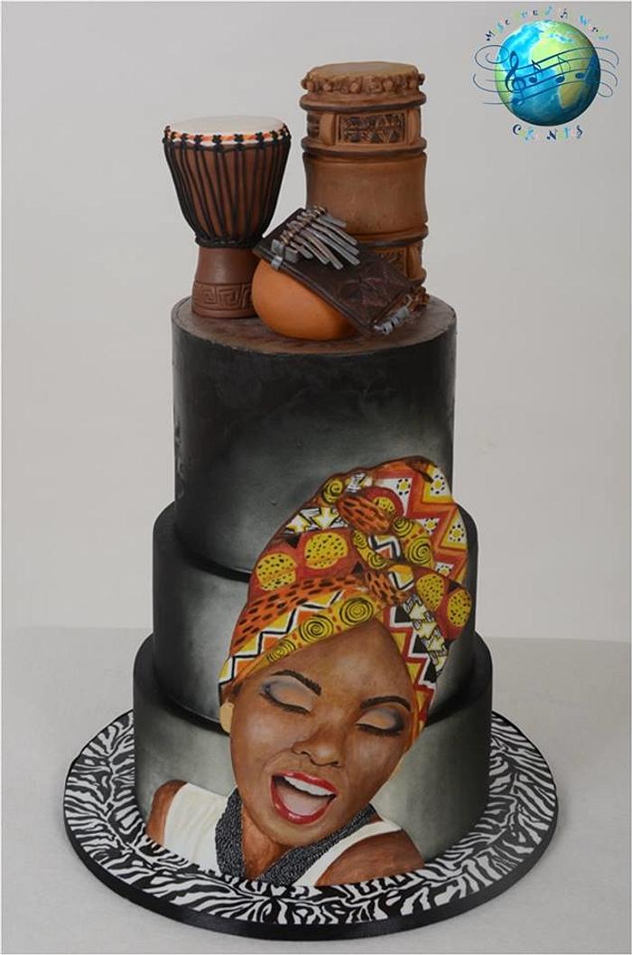 African music cake